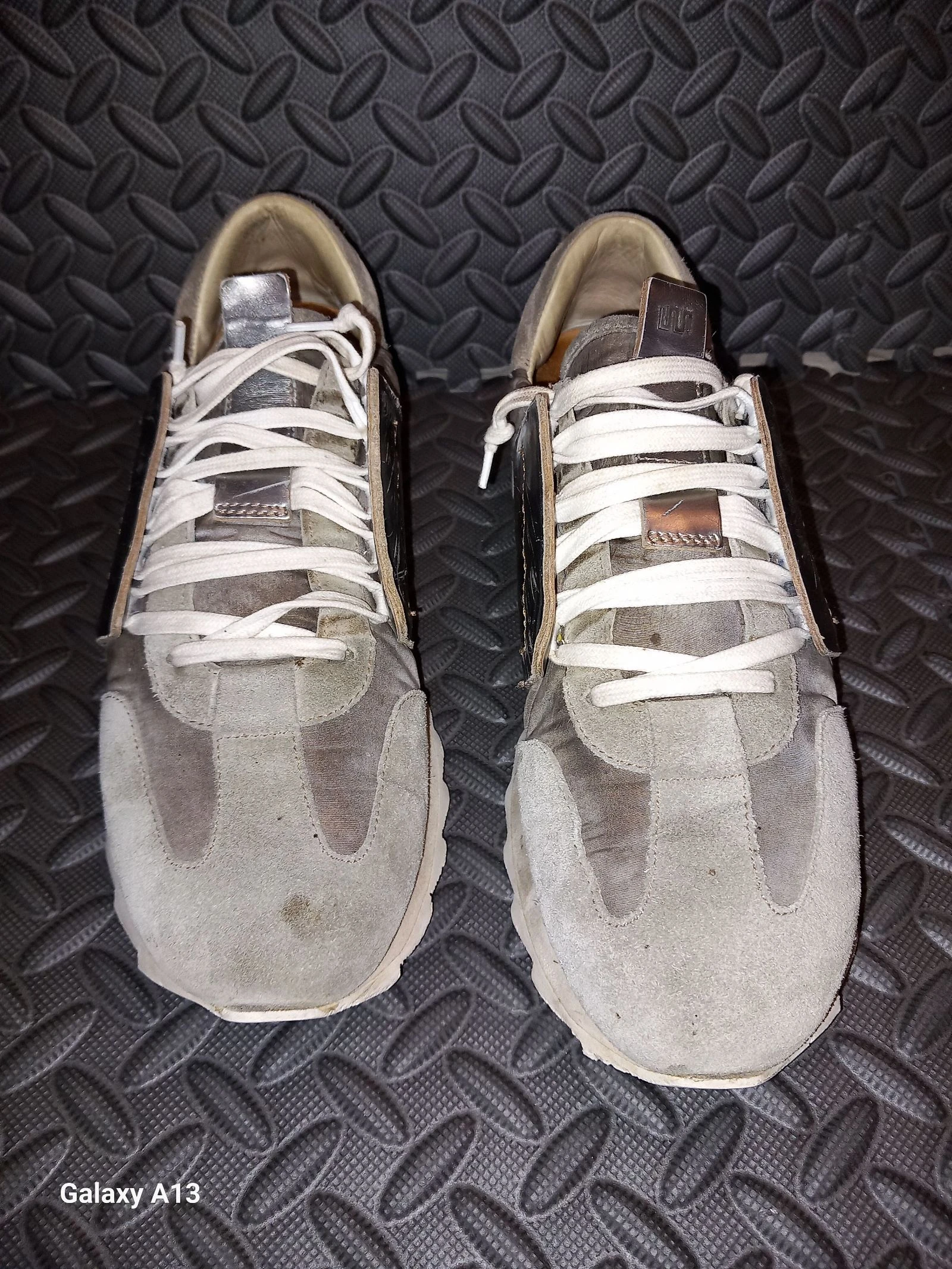 Hoge kwaliteit sneakers ESSEutESSE – Leer & Suède – Gemaakt in Italië – Maat 40 – photo 2